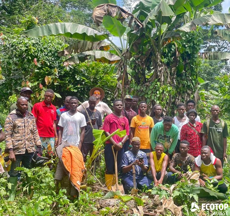 Dynamic Agroforestry follow-up mission with cocoa farmers in Sierra Leone